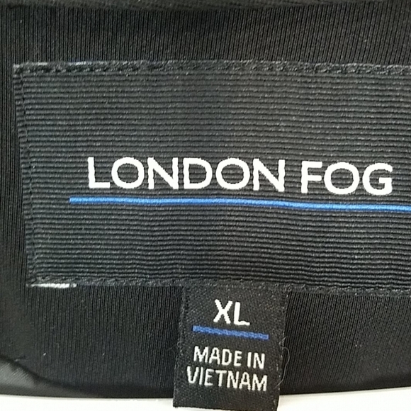 London fog black silver hardware coat - Picture 5 of 7